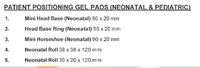 Galaxy India Patient Position Silica Gel Pad